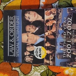 Law and Order:SVU sealed DVD edition of the 3rd Year 2001-2002